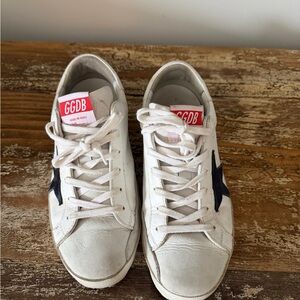 Golden Goose White and Black Women's Sneakers